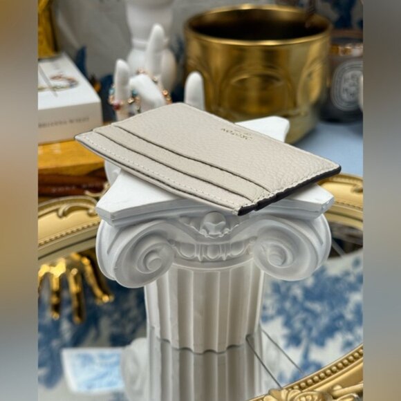 🆕 OROTON 🧿 NWOT Margot Card Sleeve, White Leather Cardholder - Picture 7 of 16